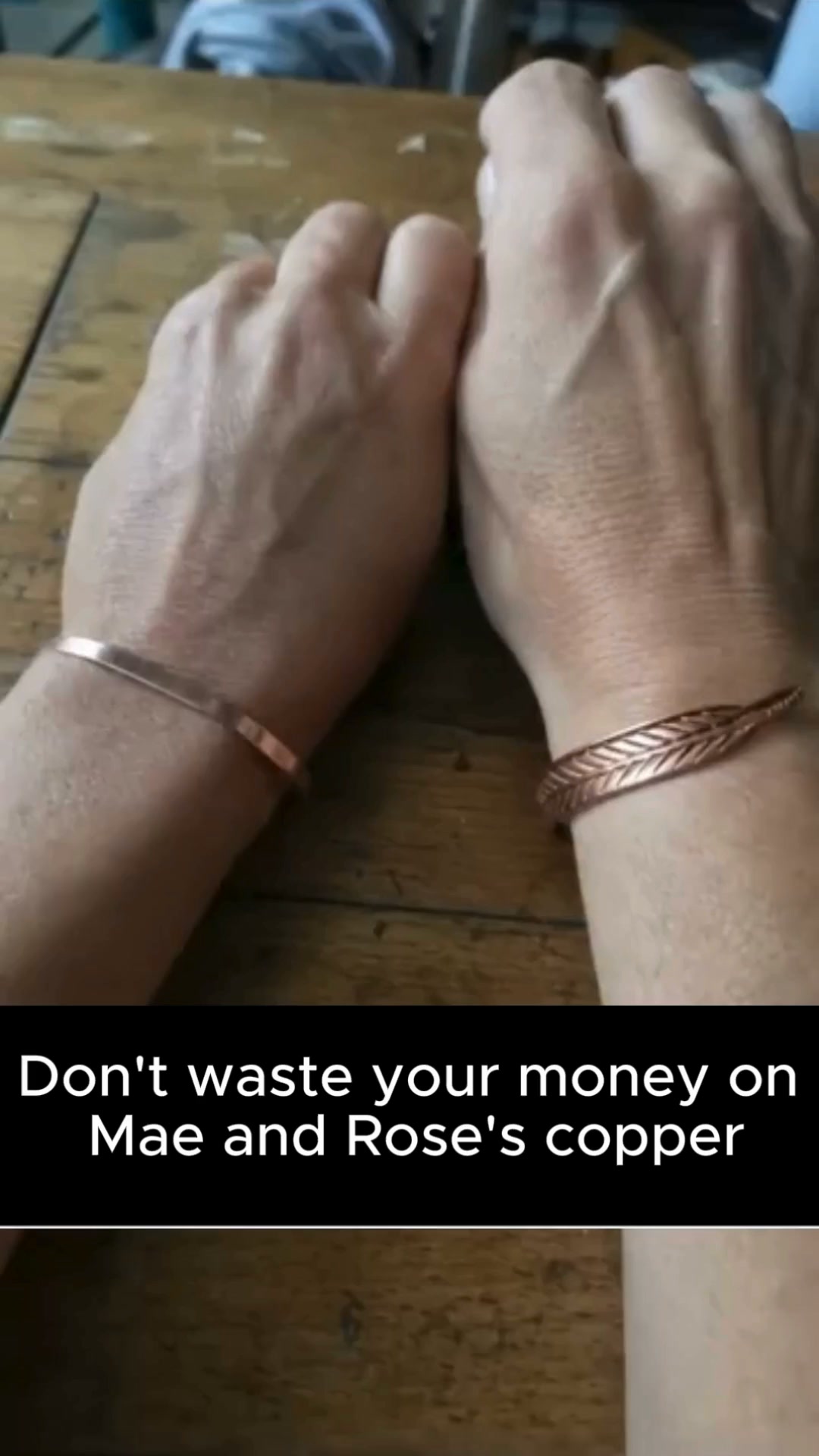 Cynthia Adams Facebook ad: Don’t buy a copper bracelet until you read this