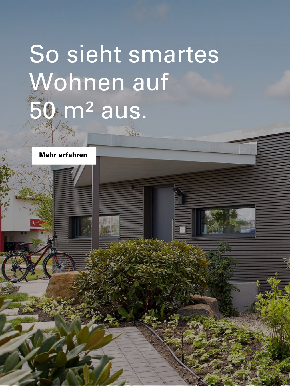 Gira Facebook ad: Tiny House mit Smart-Home-Komfort