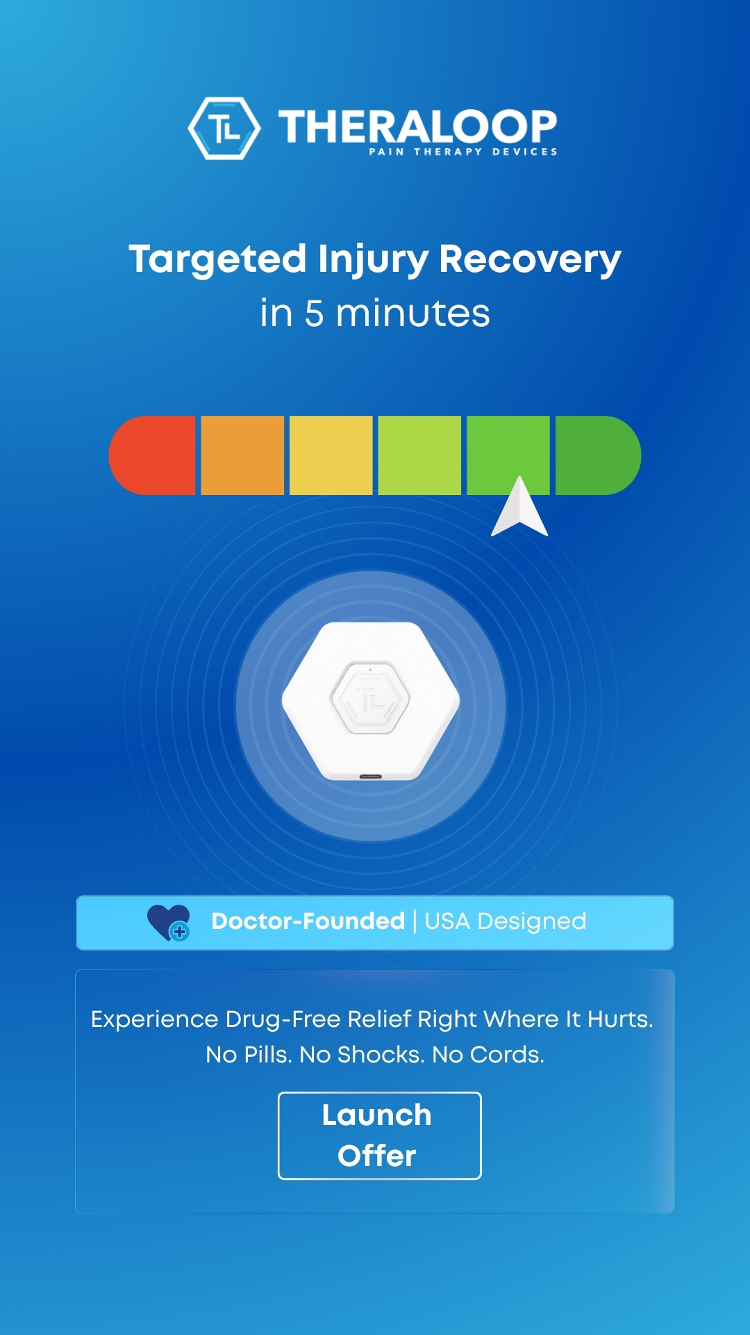 TheraLoop Facebook ad: Not a pill. Something new.