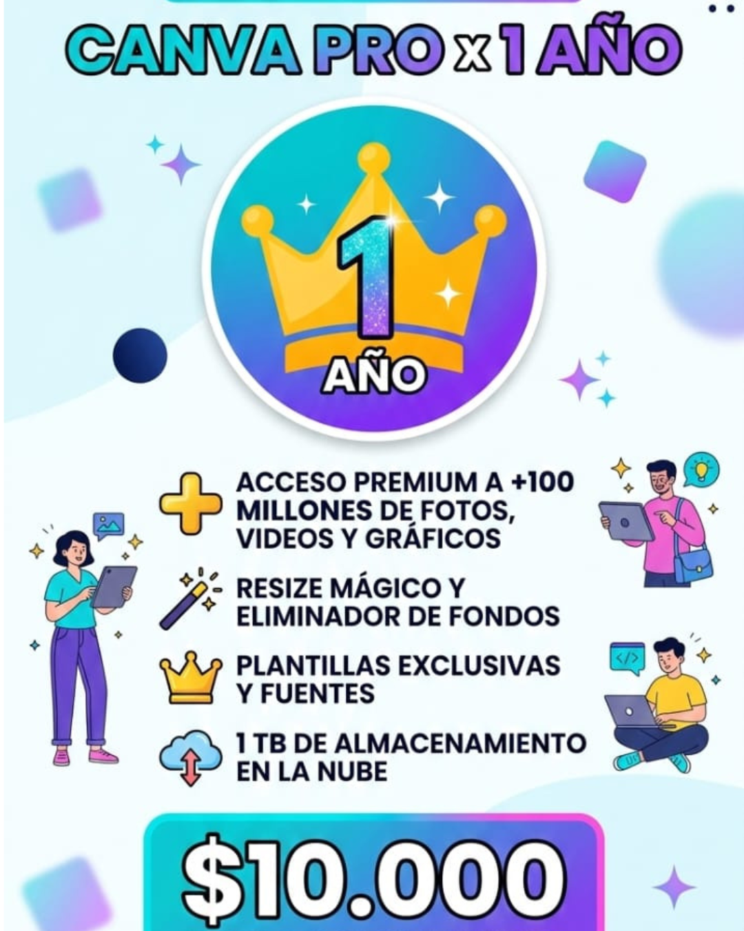 Abba Digital Facebook ad: CANVA PRO 5/5