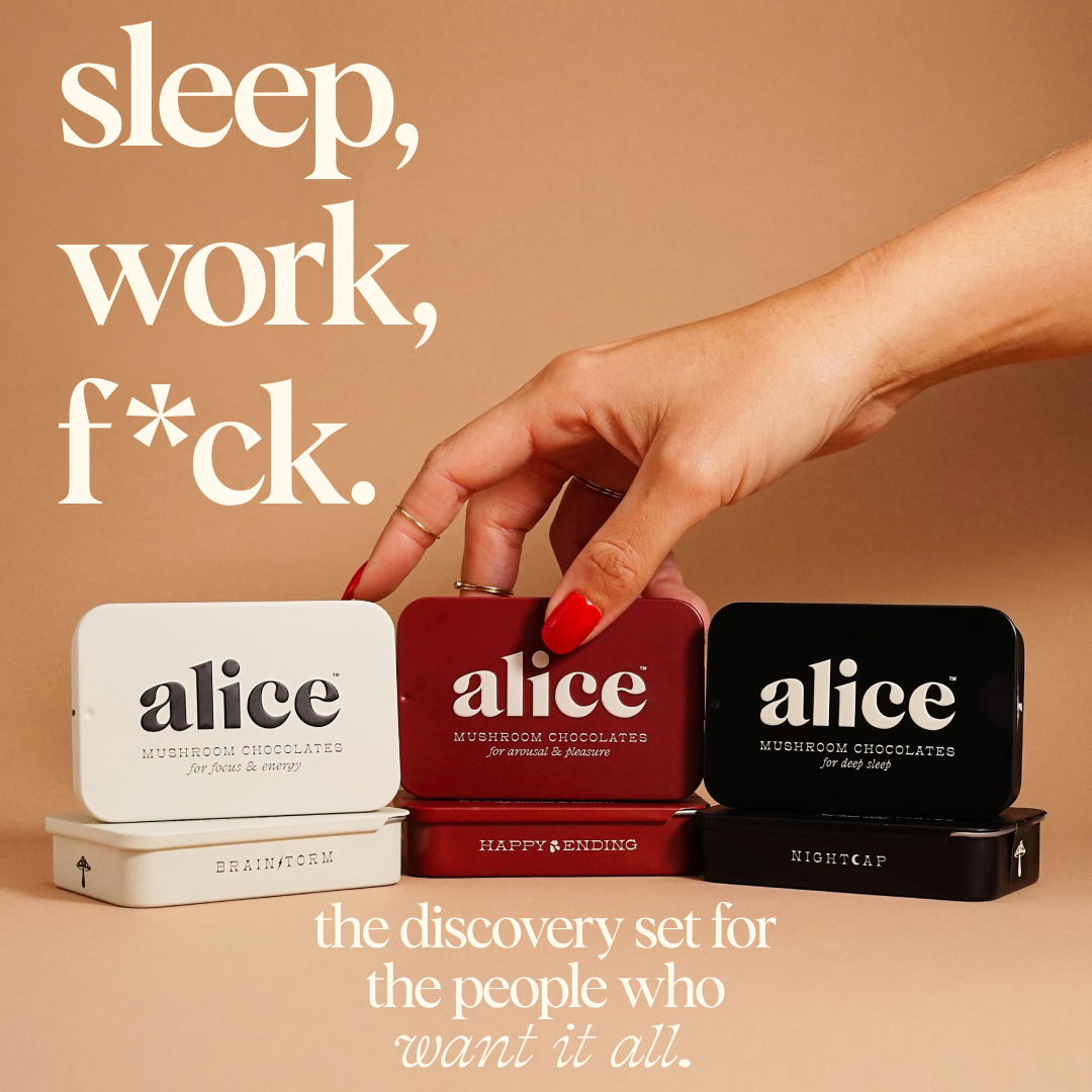 Alice Mushrooms Facebook ad