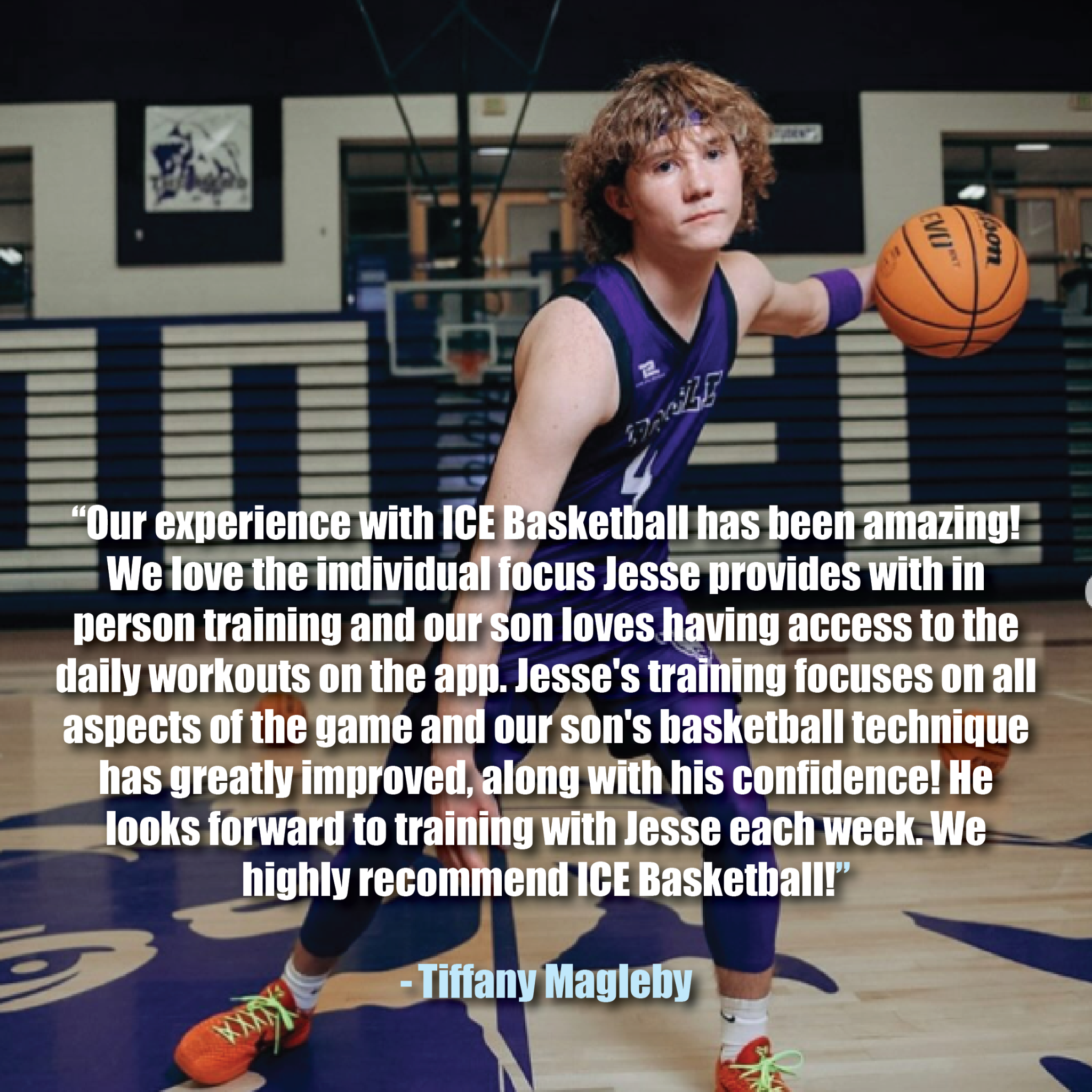 ICE Basketball Training Facebook ad: ICE BASKETBALL
