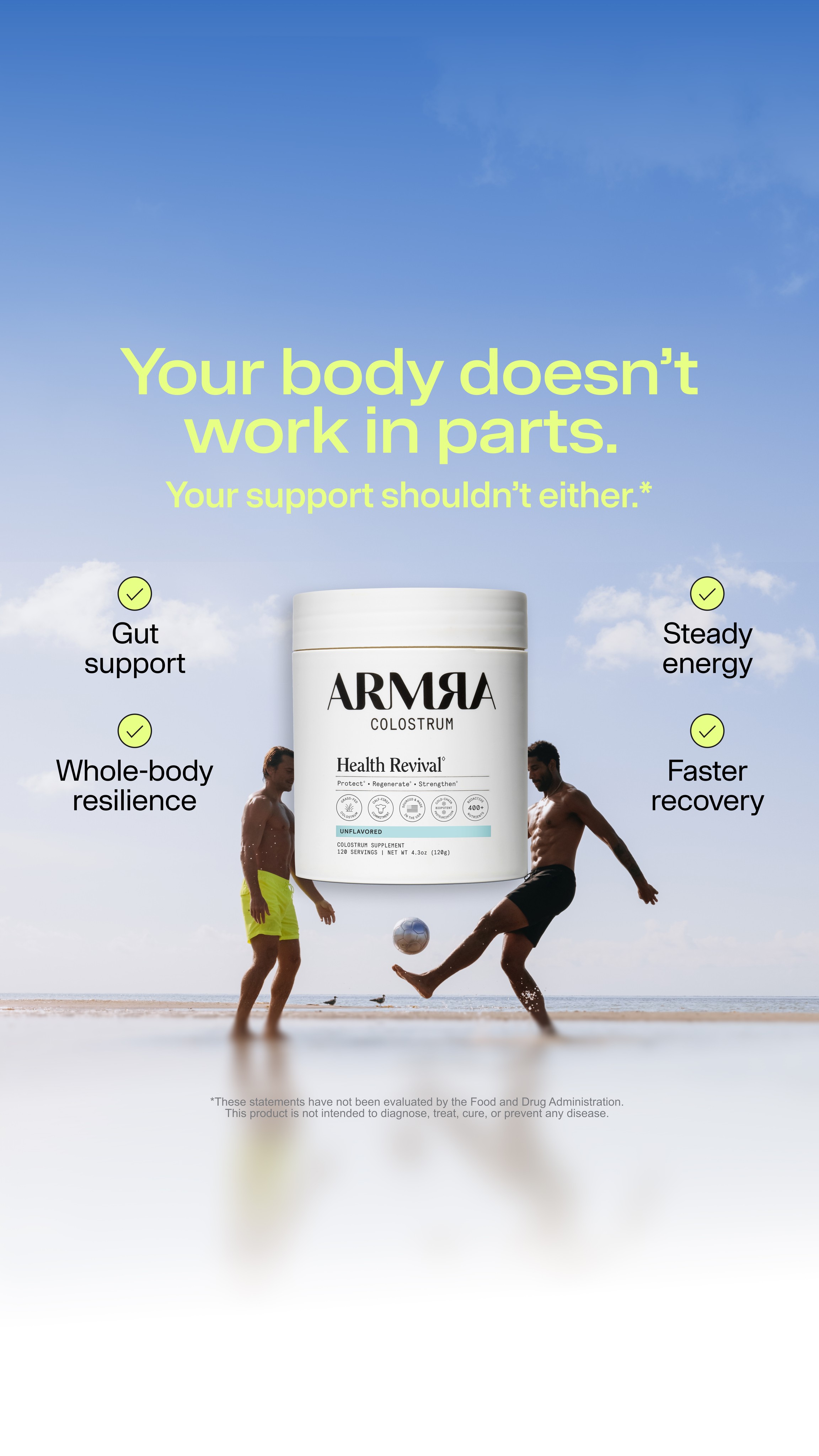 ARMRA Facebook ad