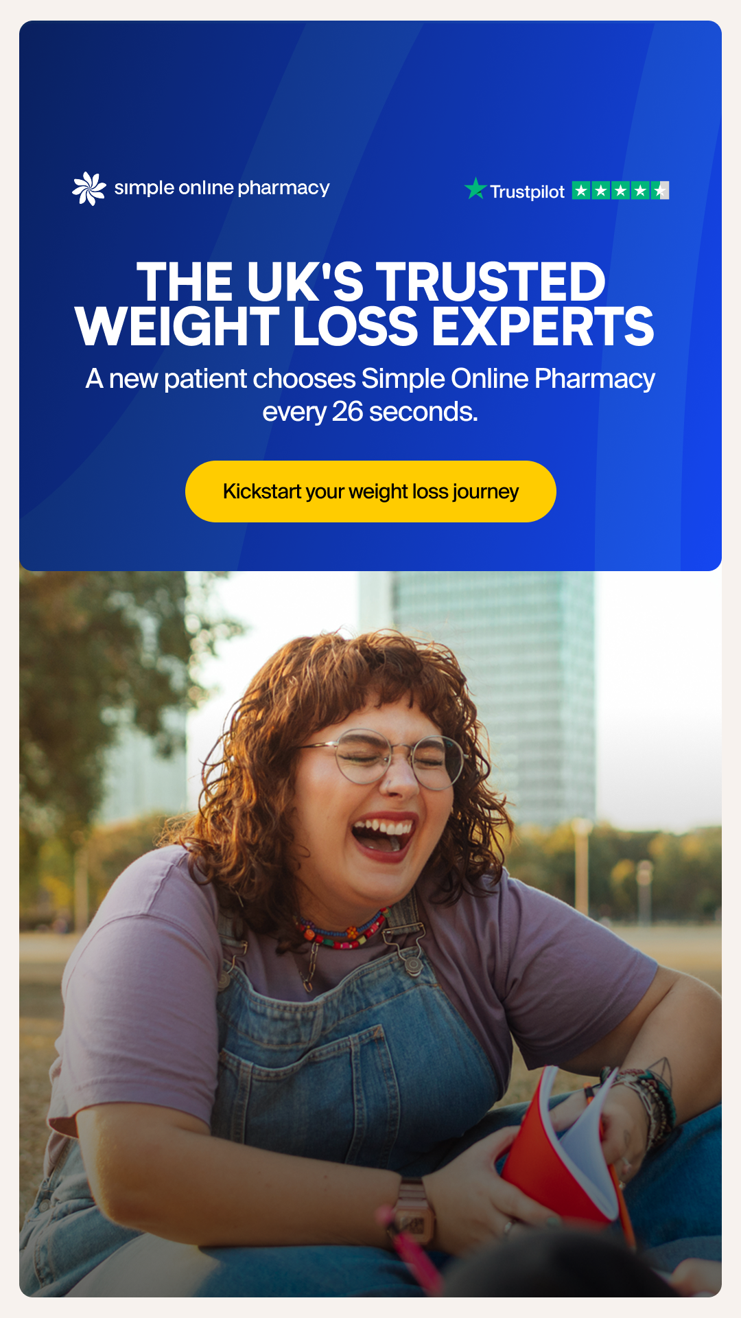 Simple Online Pharmacy Facebook ad from Dec 31, 2025