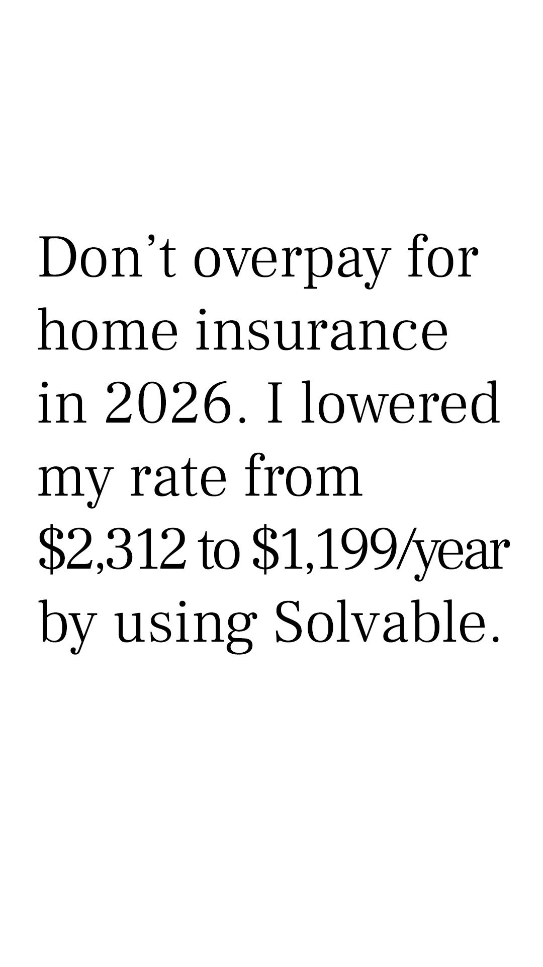 Solvable Facebook ad