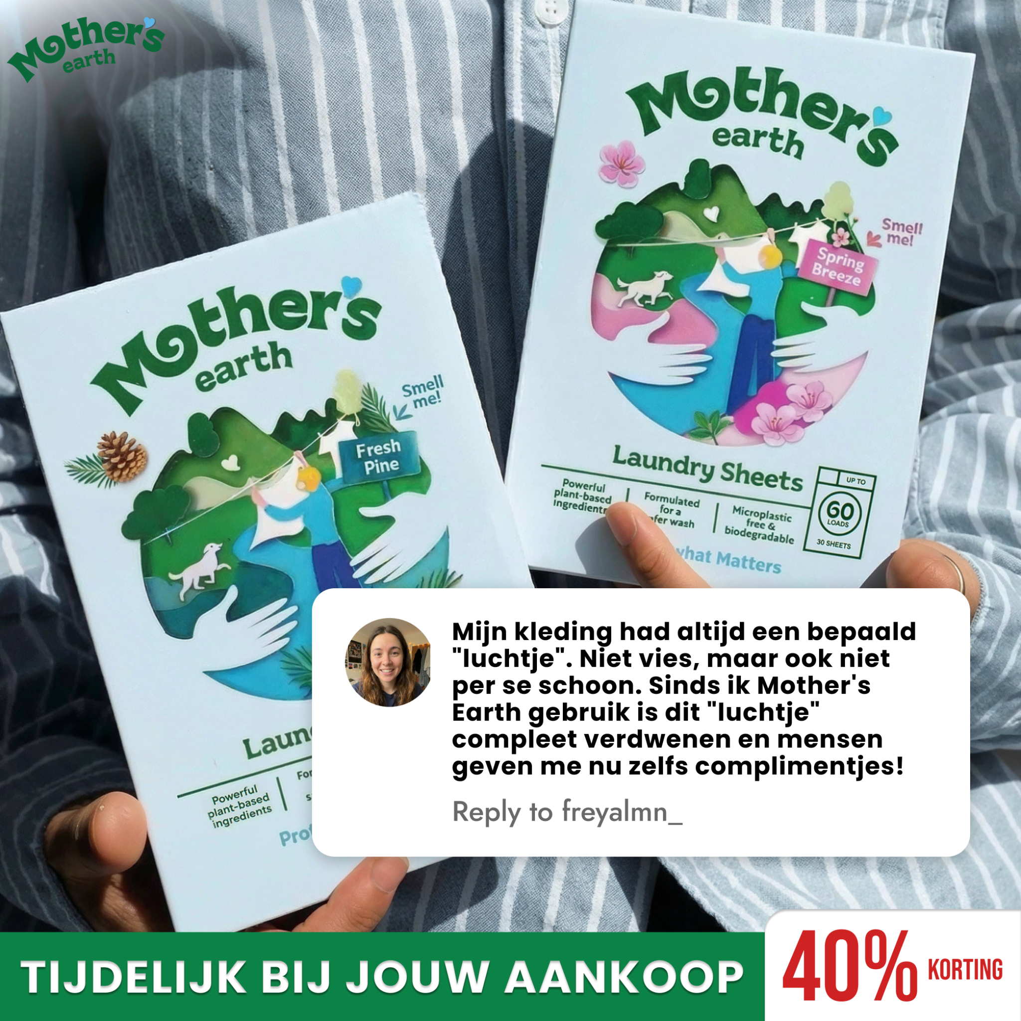 Mothers Earth Facebook ad