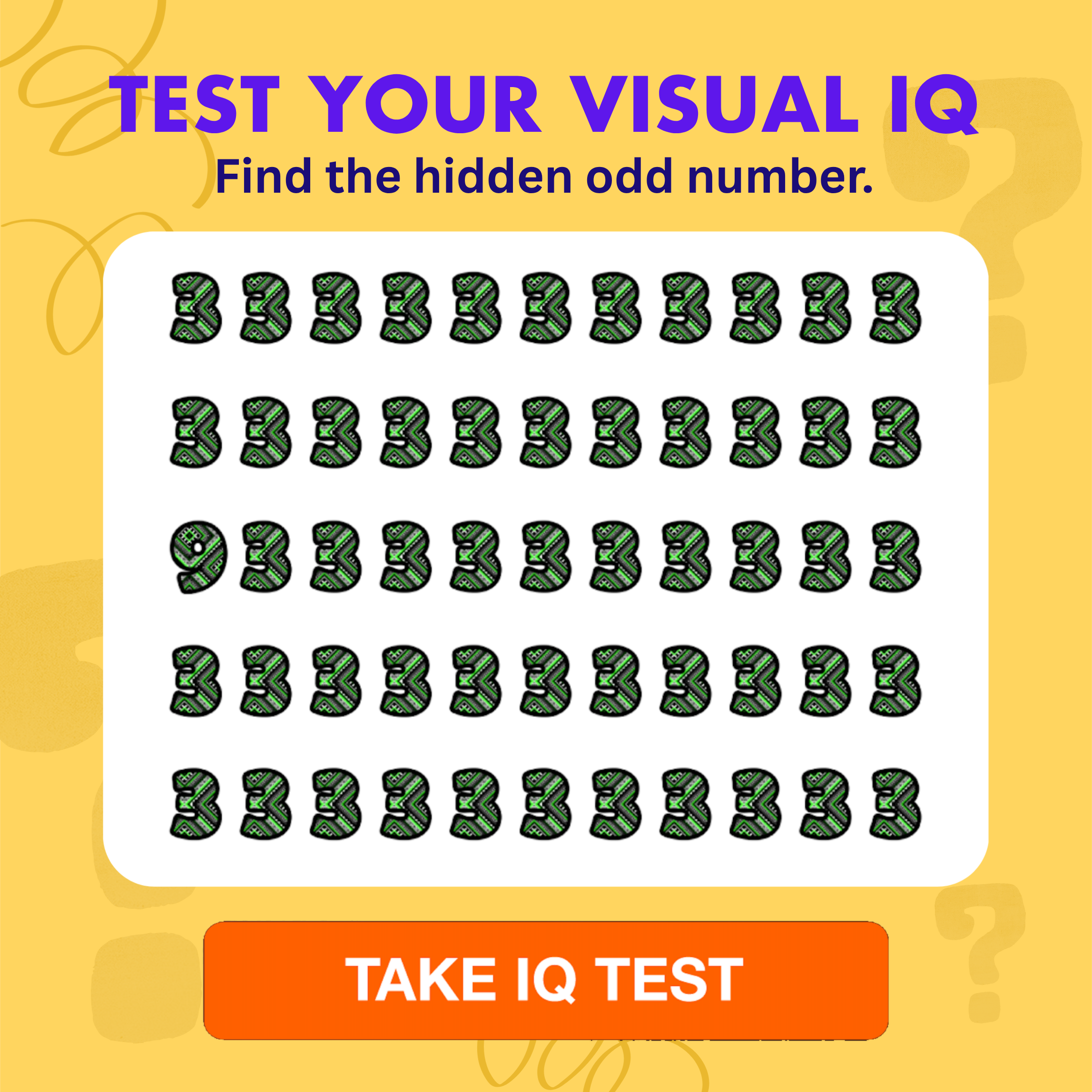 My IQ Facebook ad