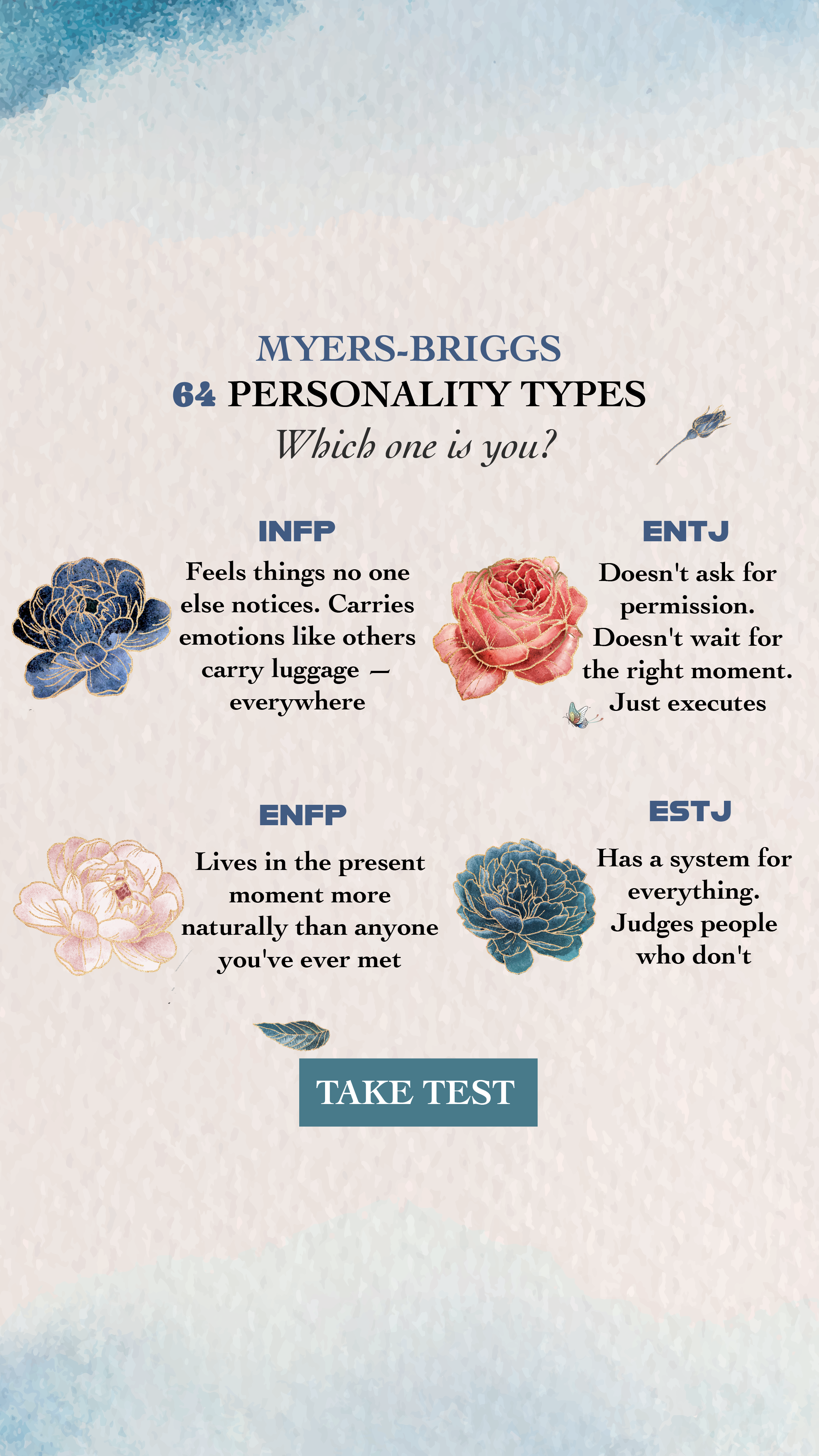 Personality Type Facebook ad