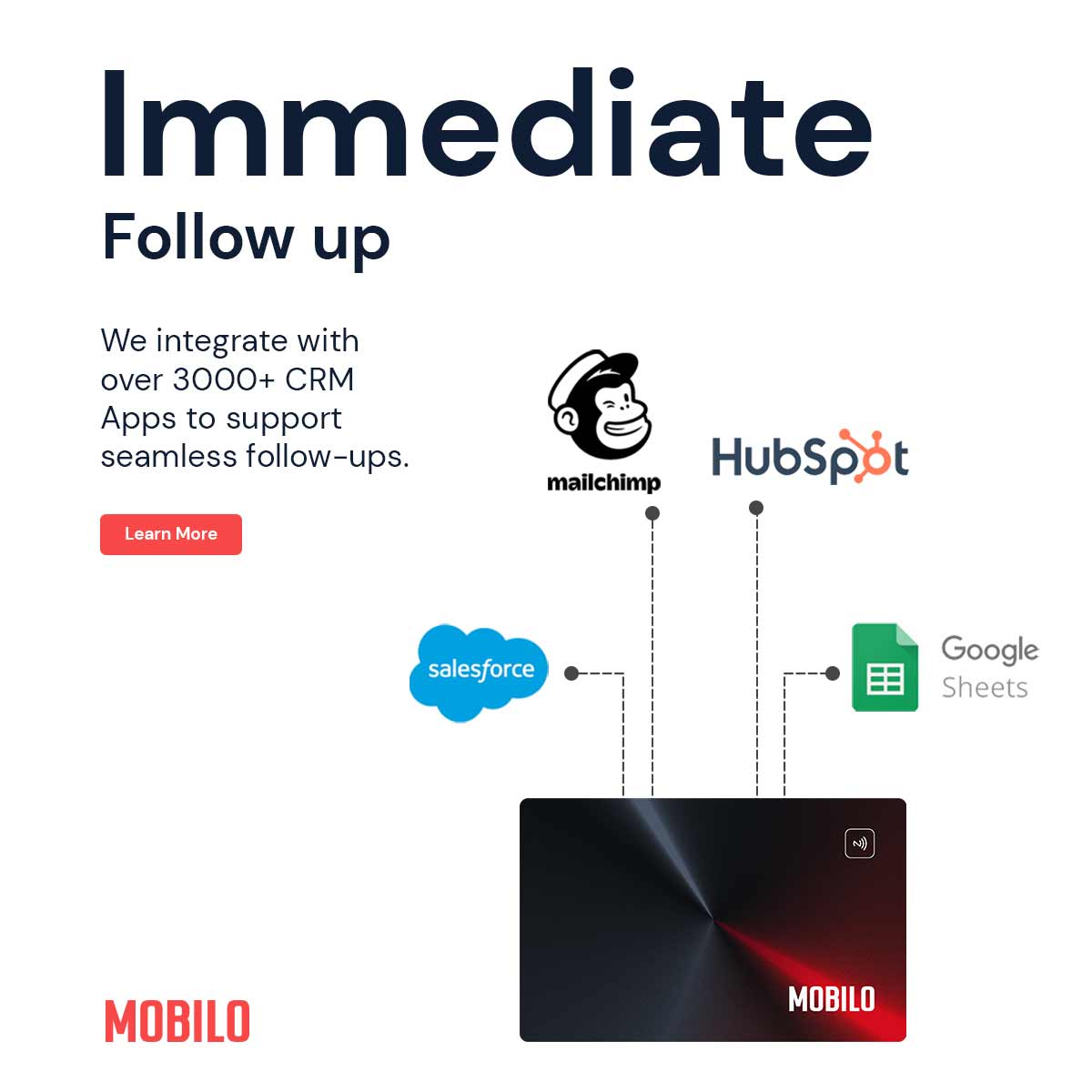 Mobilo Facebook ad: Digital Business Card