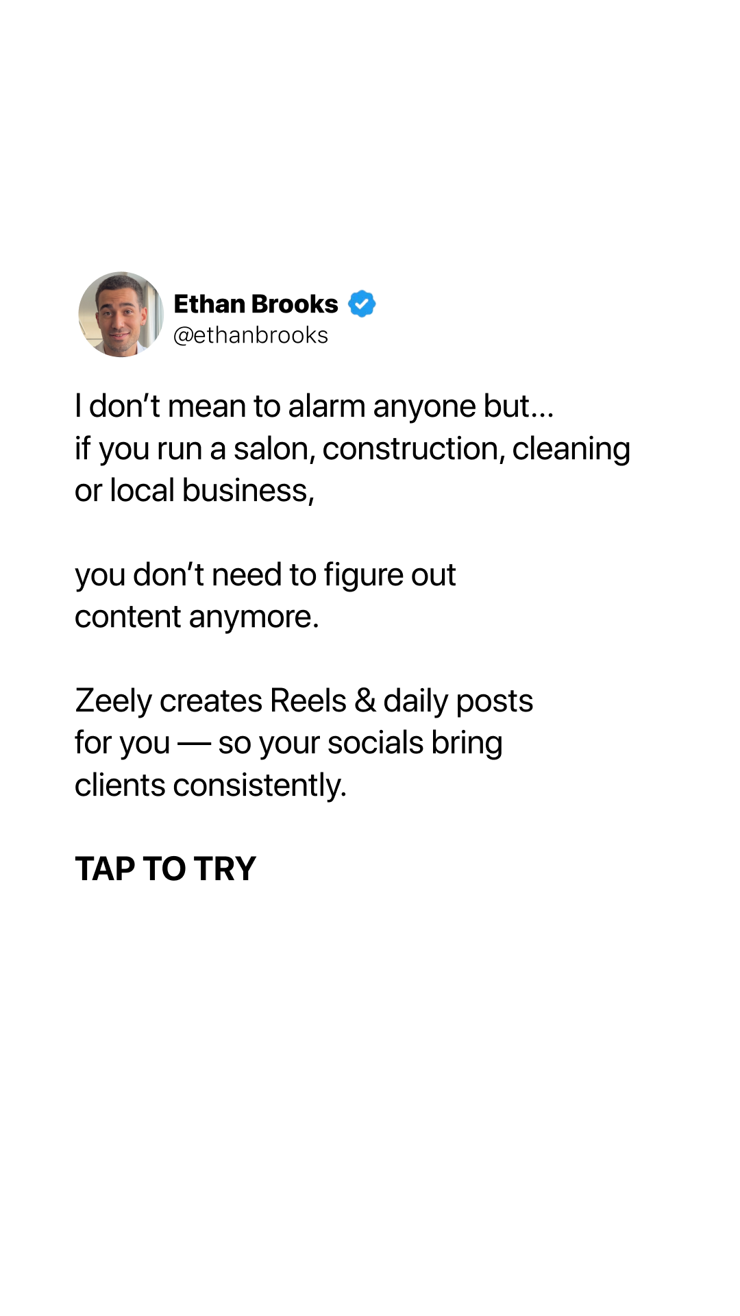 Zeely: Grow Sales with AI Facebook ad