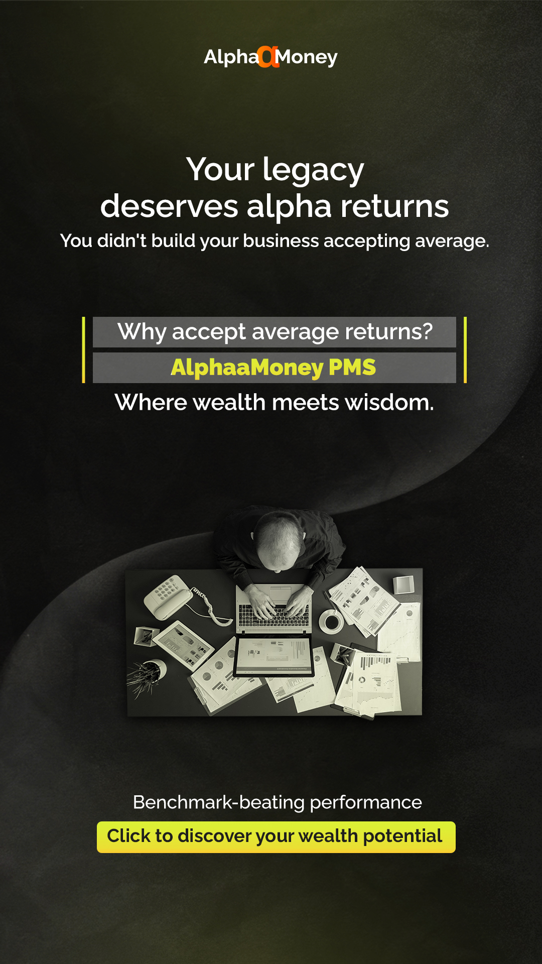 Alphaamoney Facebook ad