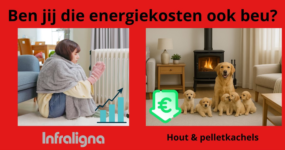 Infraligna bvba Facebook ad: Pelletkachels van topkwaliteit | Infraligna
