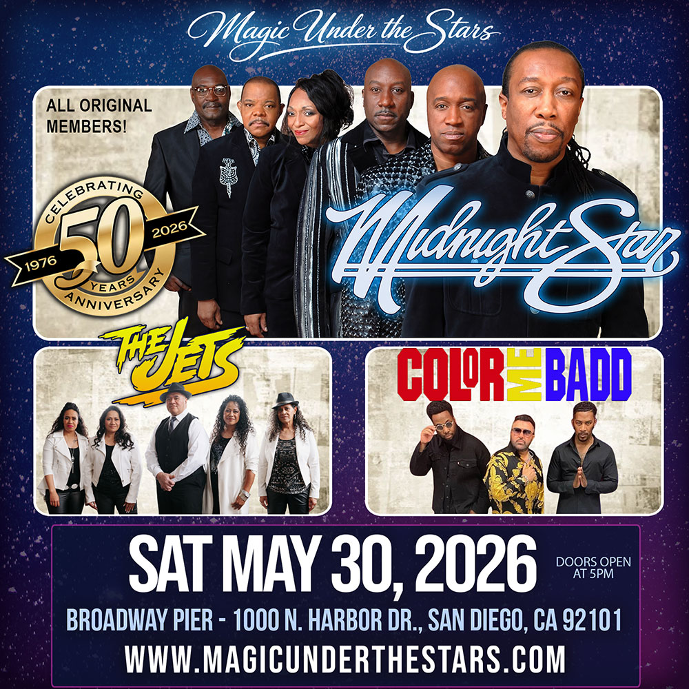 SDCity Facebook ad: Midnight Star 50th Anniversary at Magic Under the Stars
