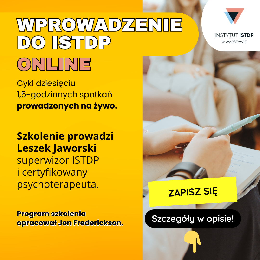 Instytut ISTDP Facebook ad: Poznaj podejście ISTDP!