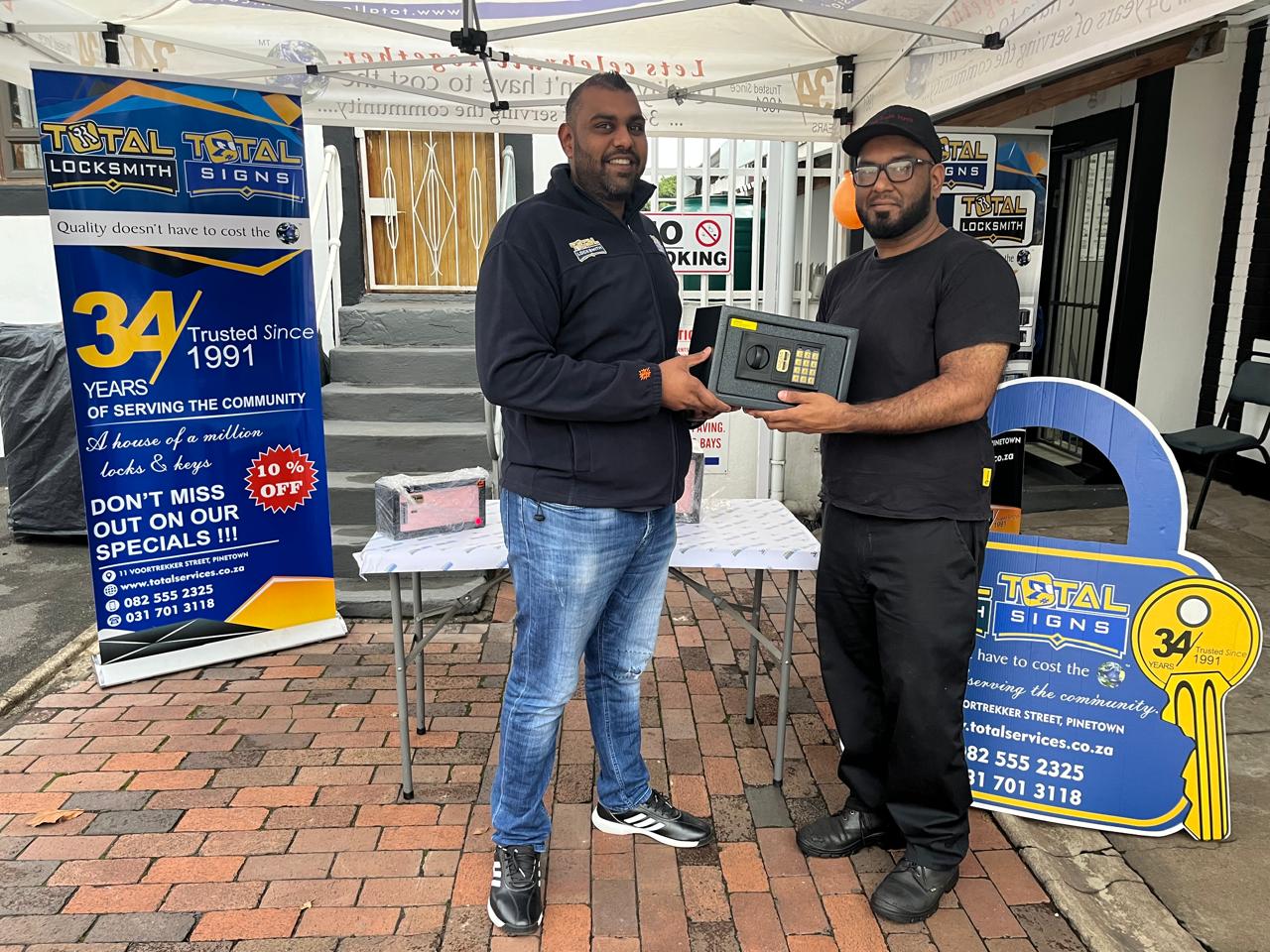 Total Locksmith & Signs Facebook ad: Secure your home or business with professional locks…