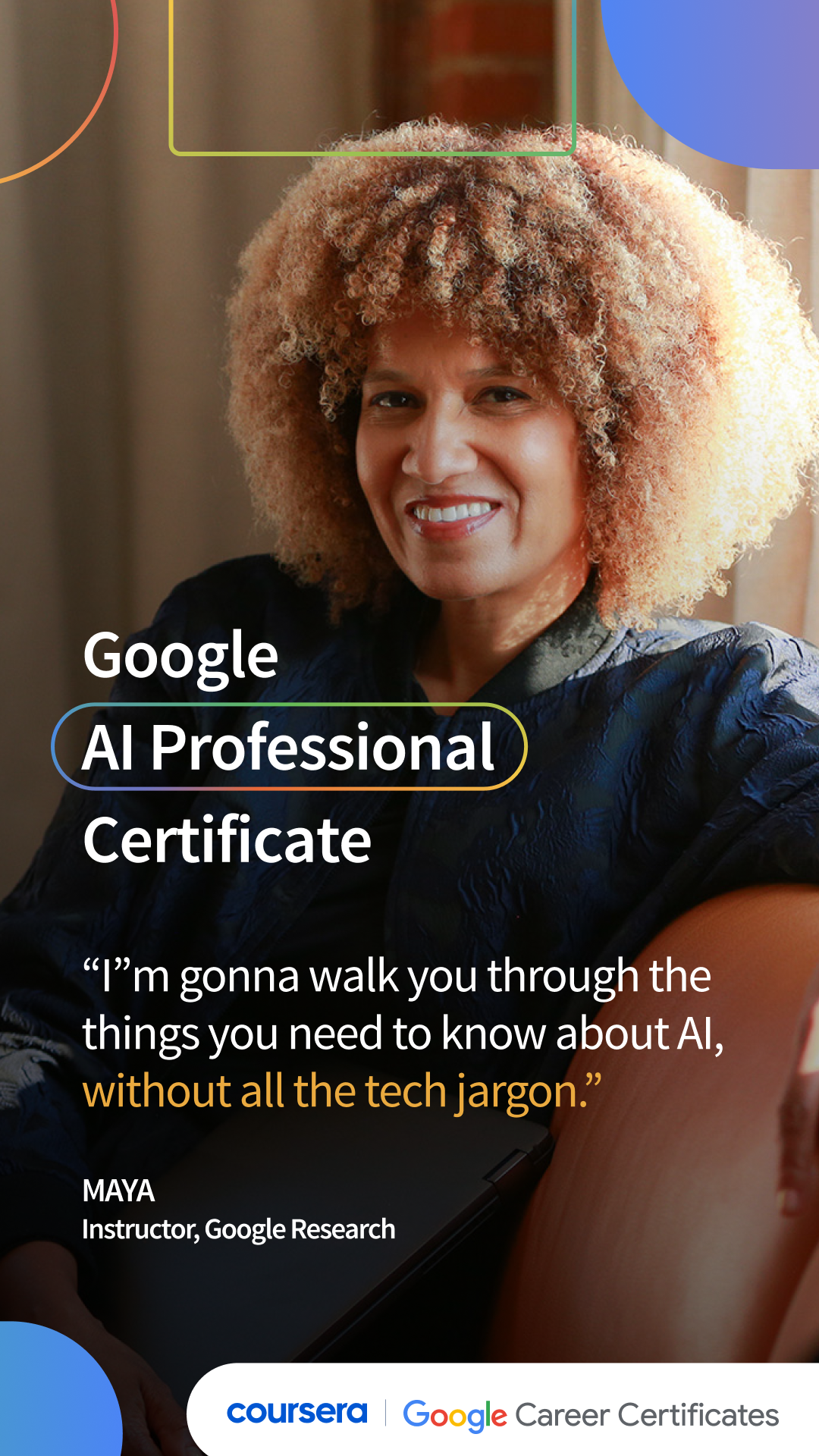Coursera Facebook ad