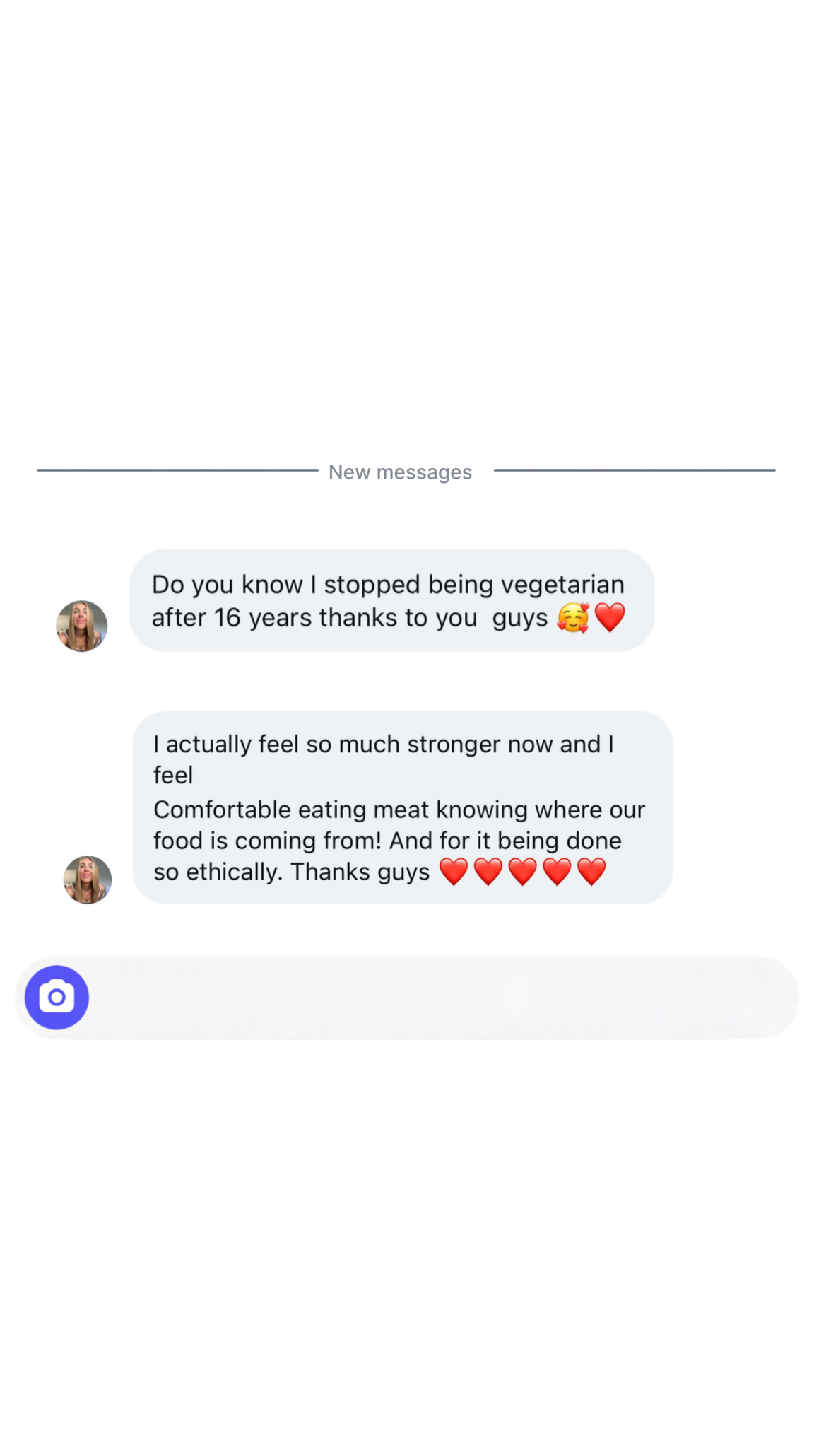 Our Cow Facebook ad: The meat that won over a 16-year vegetarian