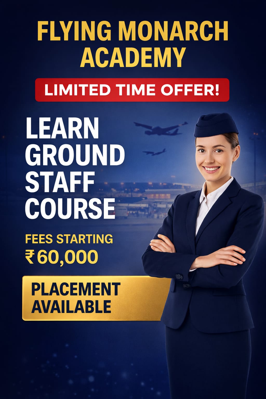 FlyingMonarch Facebook ad: Blast Off Your Career!