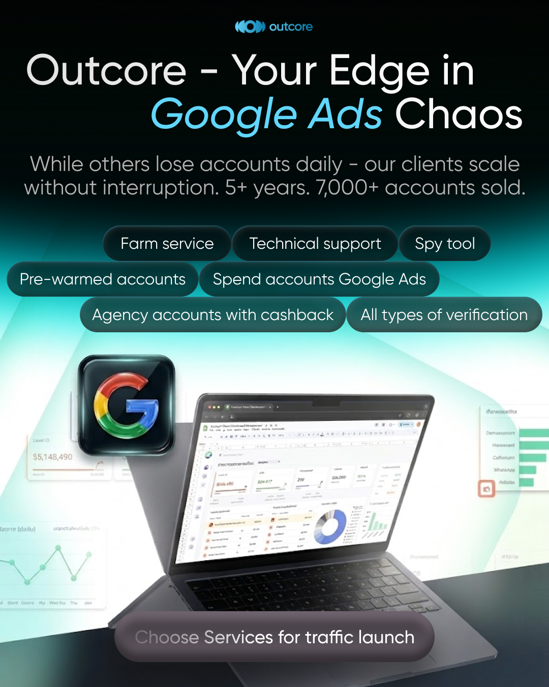 OutCore Facebook ad: Trust Account