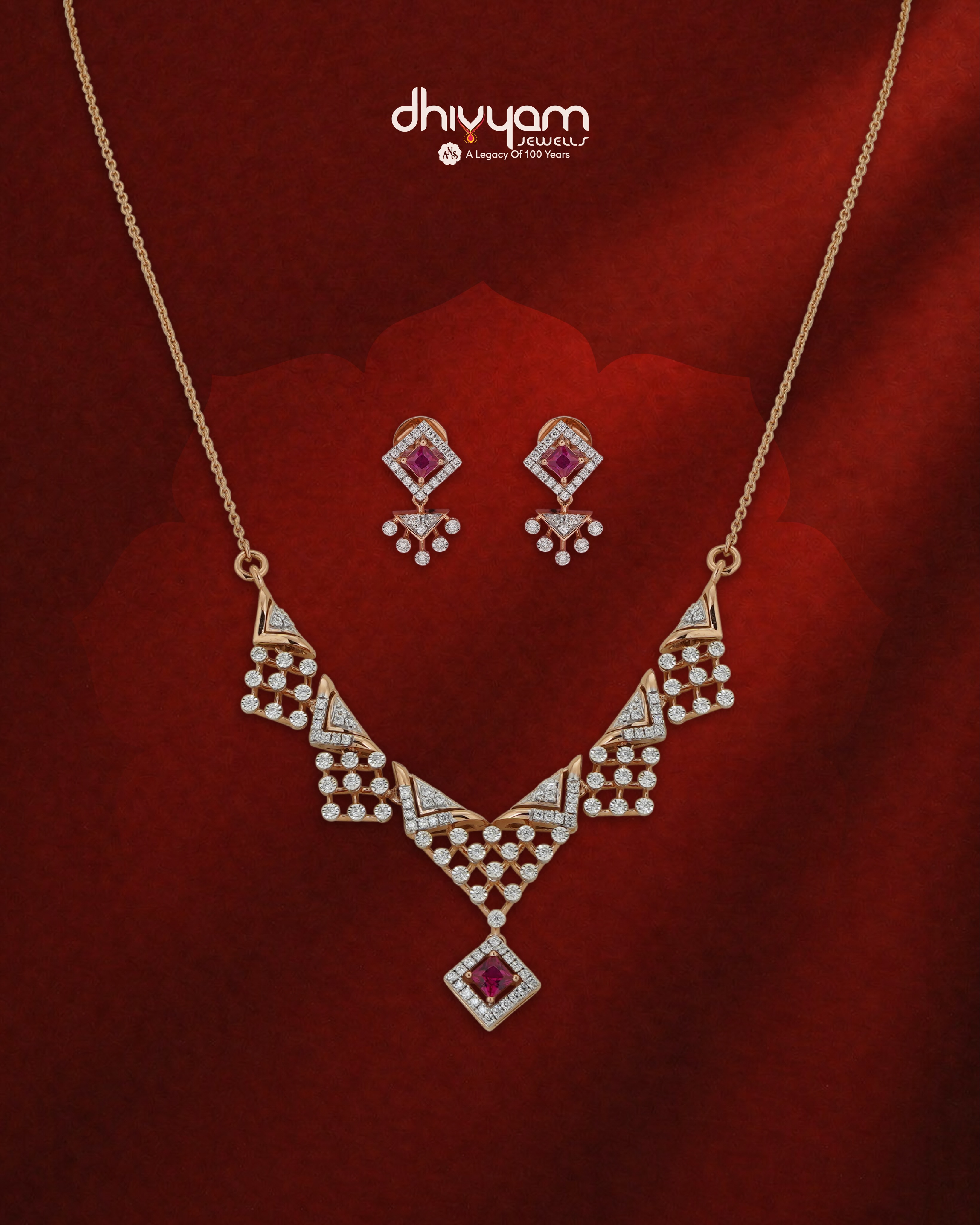 ANS Dhivyam Jewels Facebook ad: Light to wear