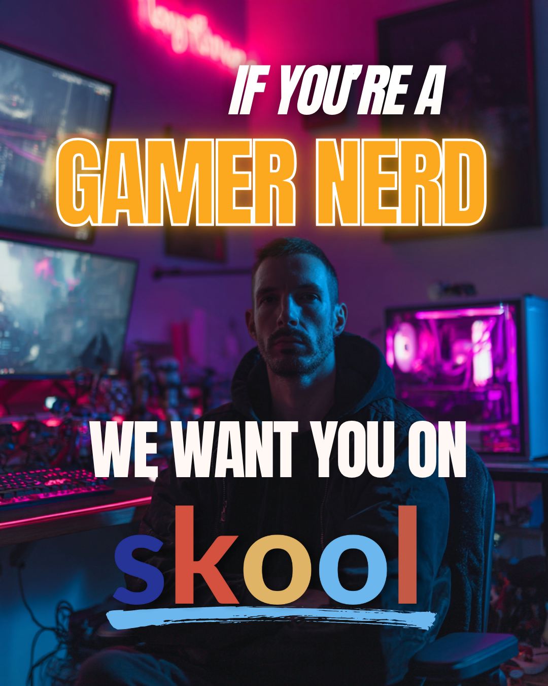 Skool Facebook ad