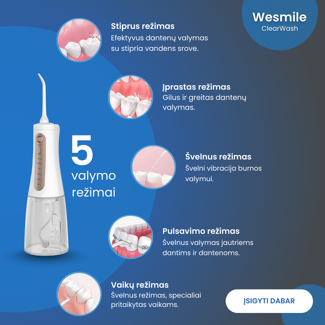 WeSmile Facebook ad: NEMOKAMAS PRISTATYMAS