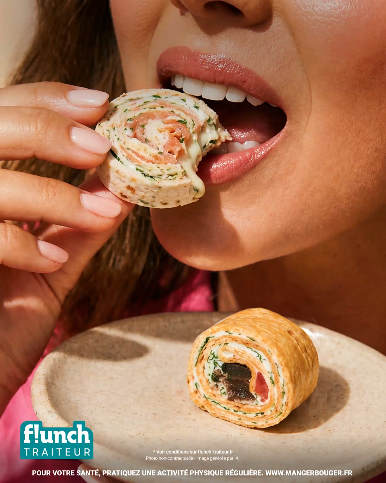 flunch Traiteur Facebook ad: Une première commande qui commence bien