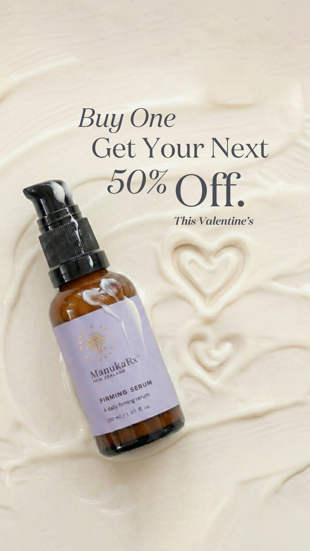 ManukaRx Natural Skincare Facebook ad
