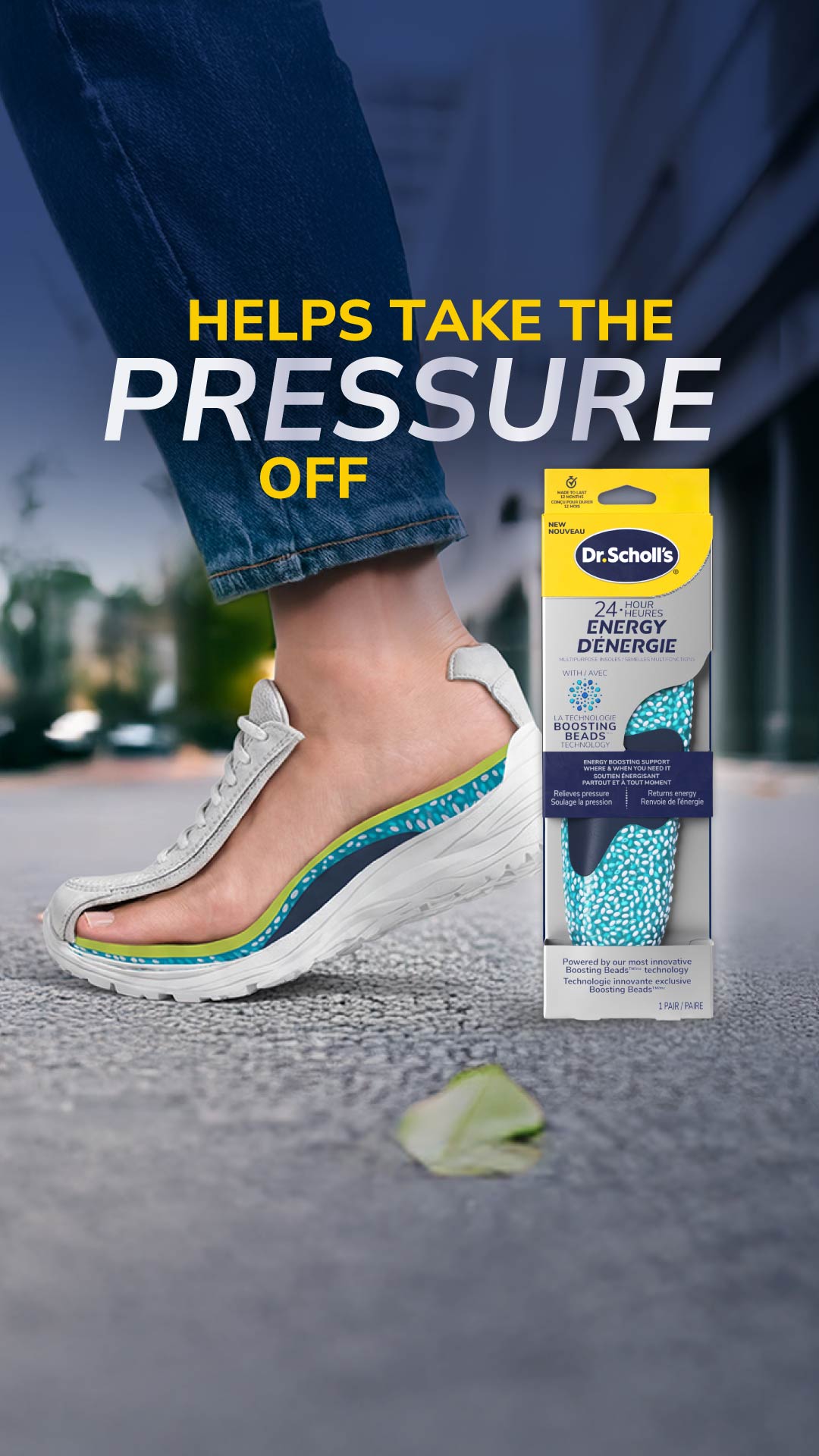 Dr. Scholl's Facebook ad
