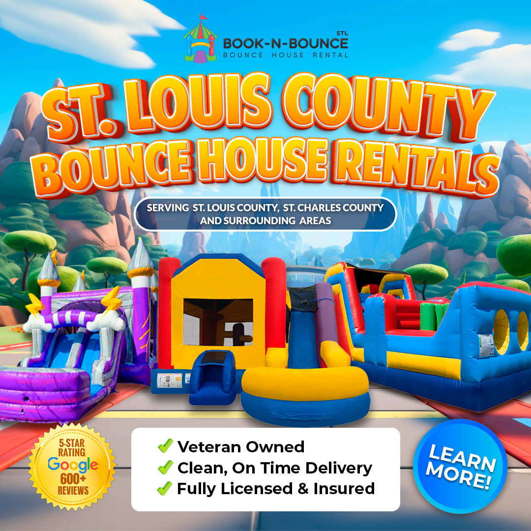 Booknbounce STL Facebook ad: SAVE YOUR DATE NOW!