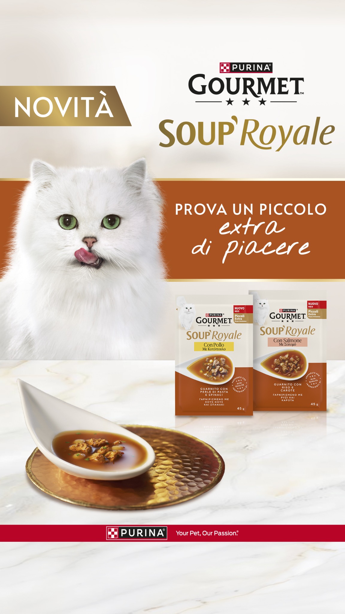 Purina Italia Facebook ad from Aug 26, 2026