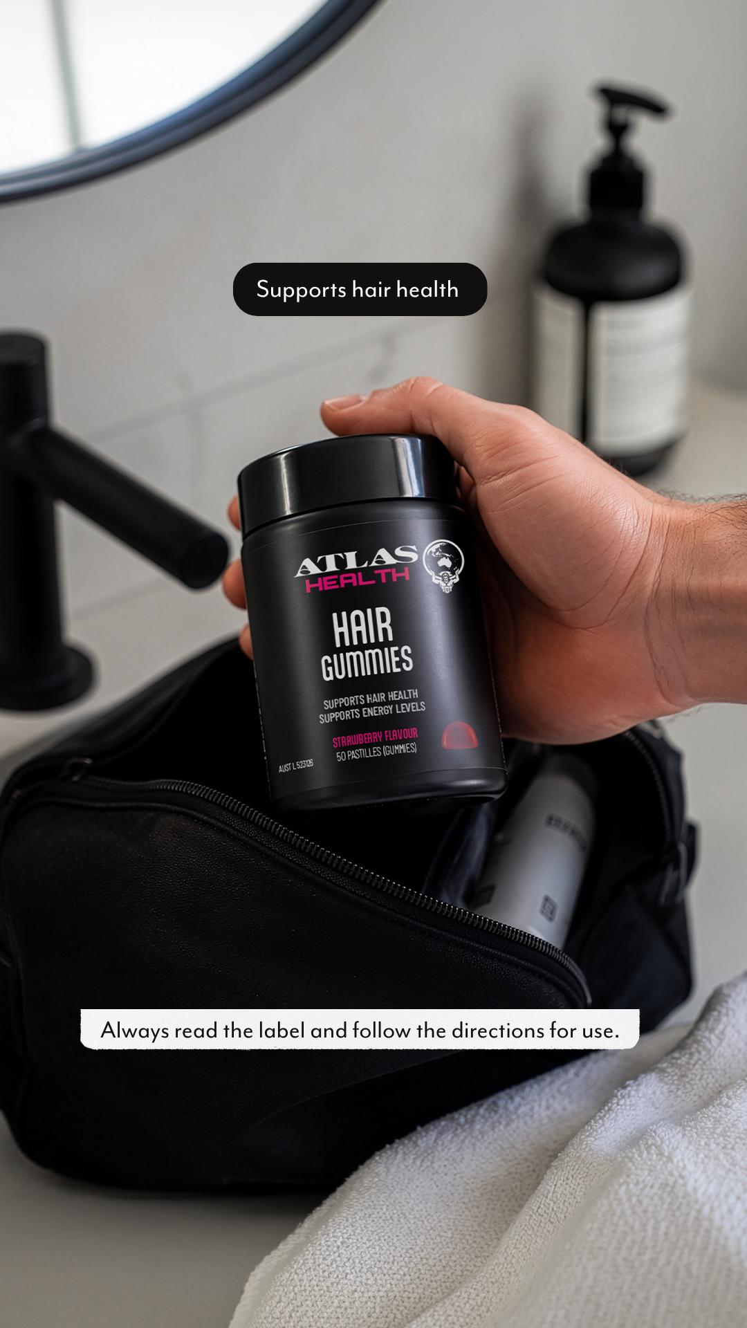 Atlas Supplements Facebook ad: Men's Health, Made Simple