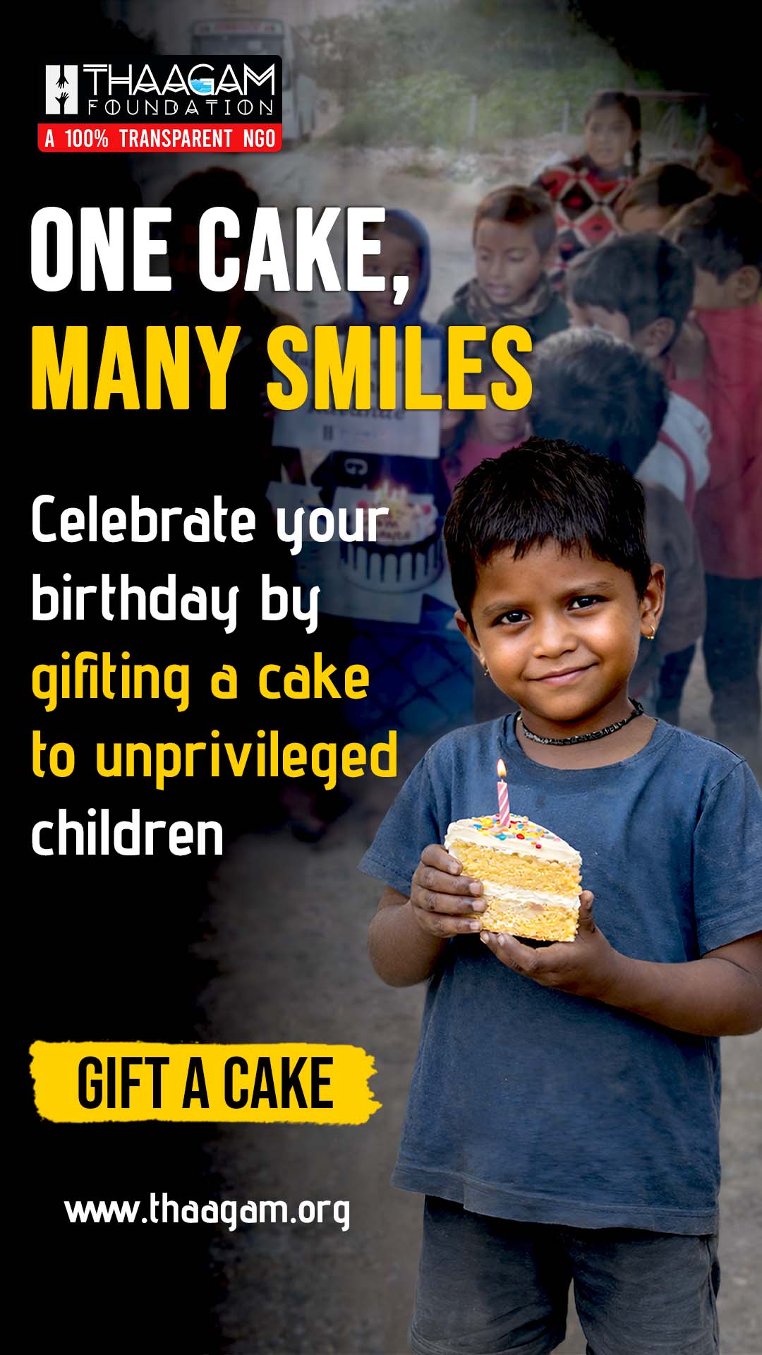 Thaagam Foundation Facebook ad