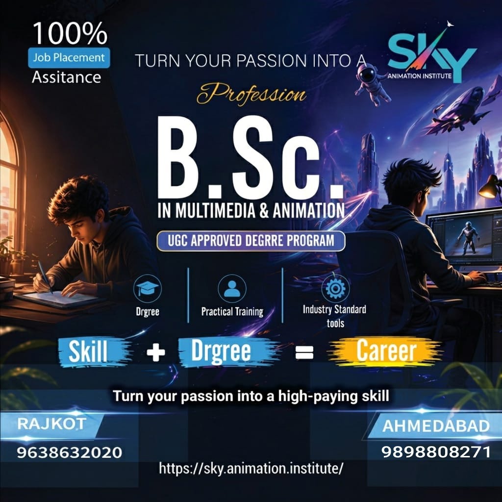Sky Animation Institute Facebook ad