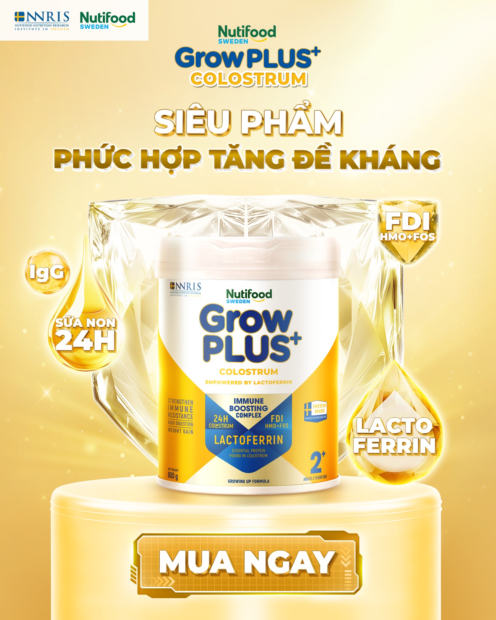 GrowPLUS+ NutiFood Facebook ad: MẸ ƠI, CHỌN NGAY SIÊU PHẨM SỮA NUTIFOOD…