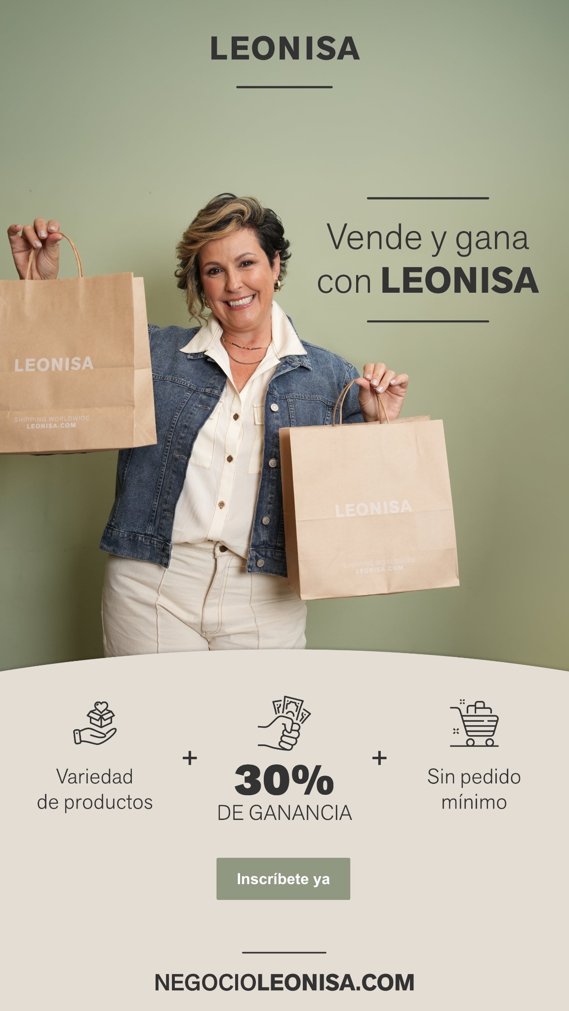 Negocio Leonisa Facebook ad from Nov 21, 2025