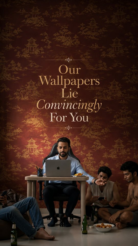 Magicdecor Facebook ad: A good wall can make people believe almost…