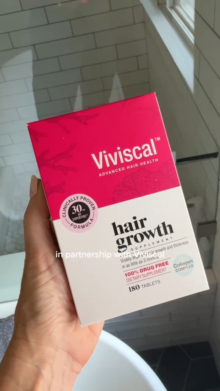 Viviscal Facebook ad: Thicker-looking hair takes time and the right support…