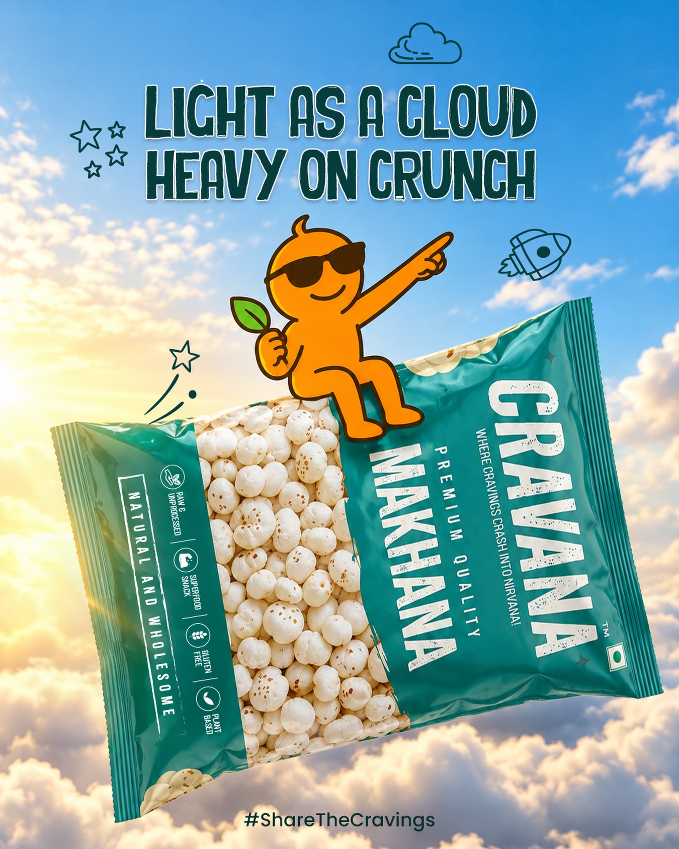 Cravana Facebook ad: A perfect balance of the crunch and the…