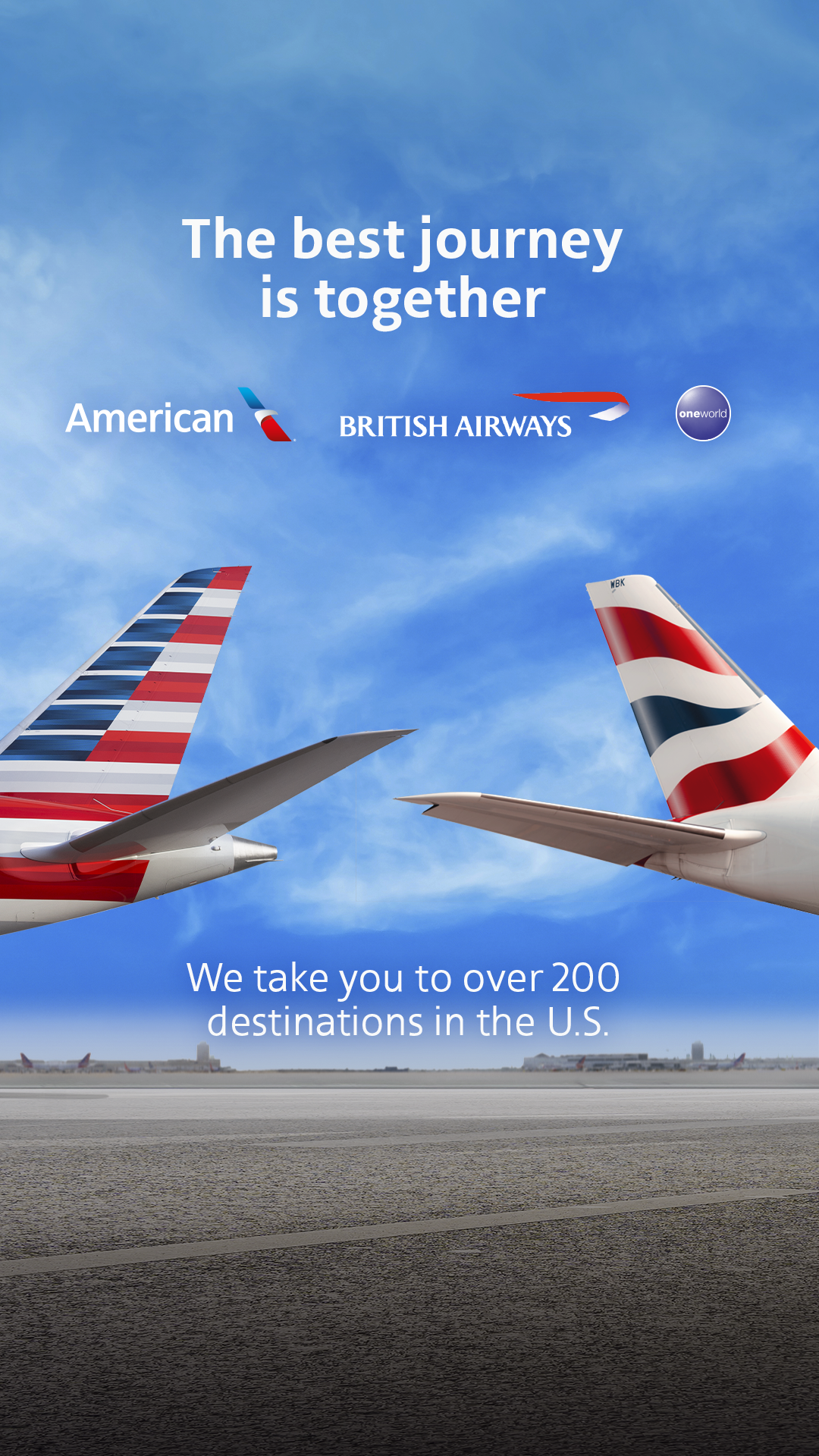 American Airlines Facebook ad
