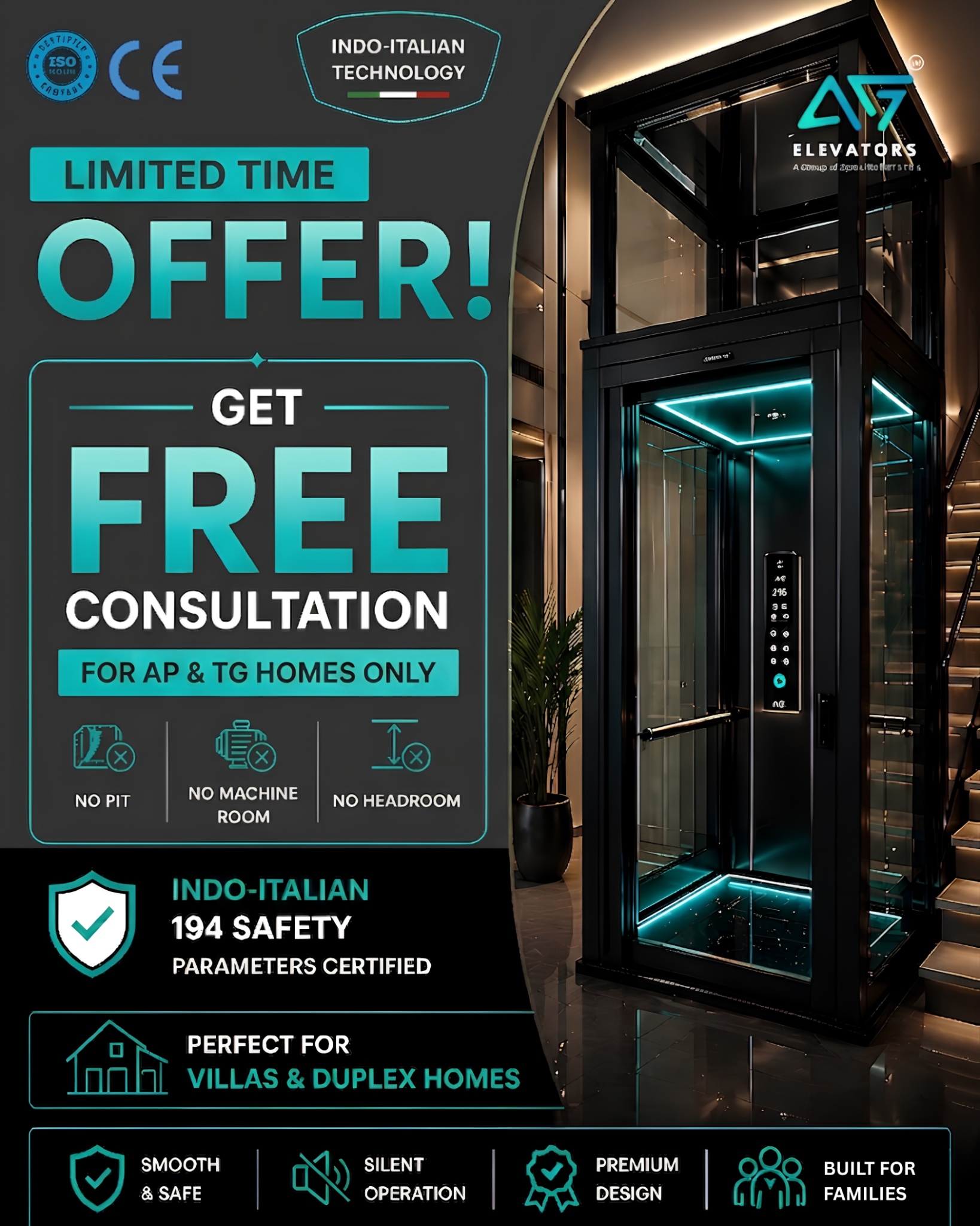 AG Elevators Facebook ad