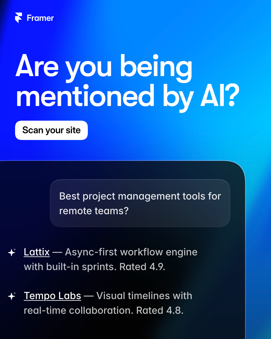 Framer Facebook ad