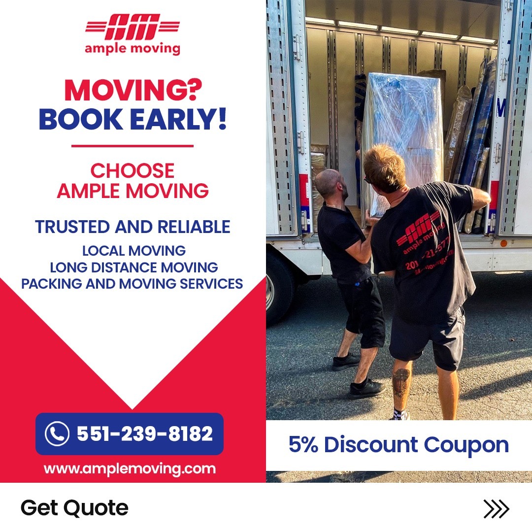 Ample Moving Facebook ad from Oct 28, 2025