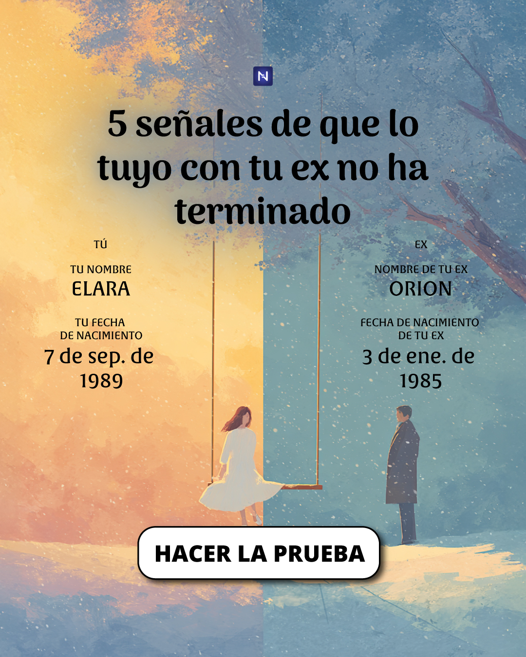 Nebula: Does my ex returns? Facebook ad