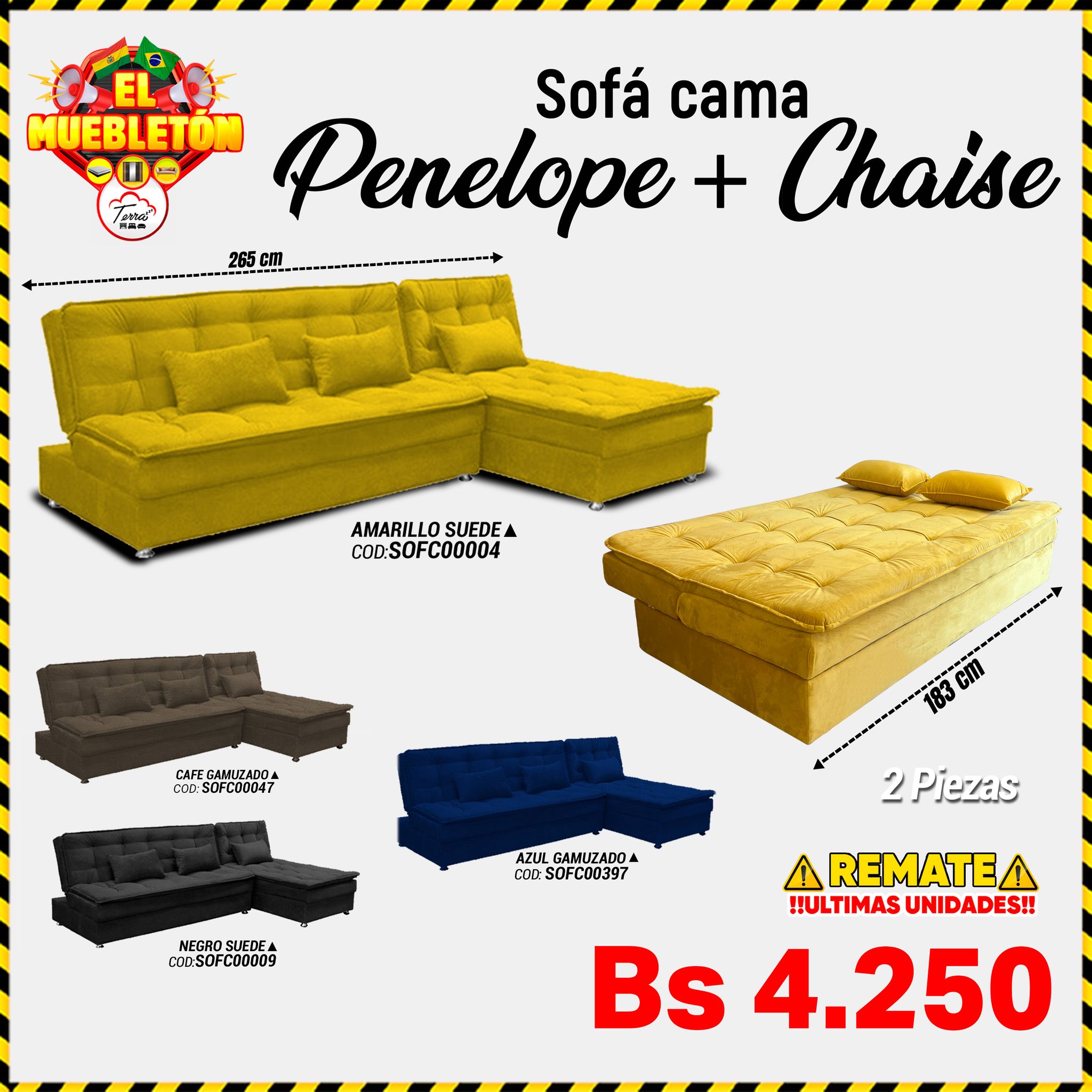 TEKA Bolivia Facebook ad: 𝐒𝐎𝐅𝐀 𝐘 𝐒𝐎𝐅𝐀 𝐂𝐀𝐌𝐀 𝐄𝐍 𝐎𝐅𝐄𝐑𝐓𝐀