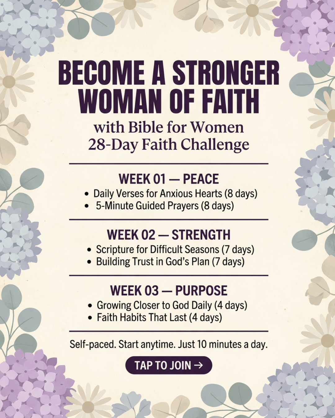 Daily Bible Verses Facebook ad
