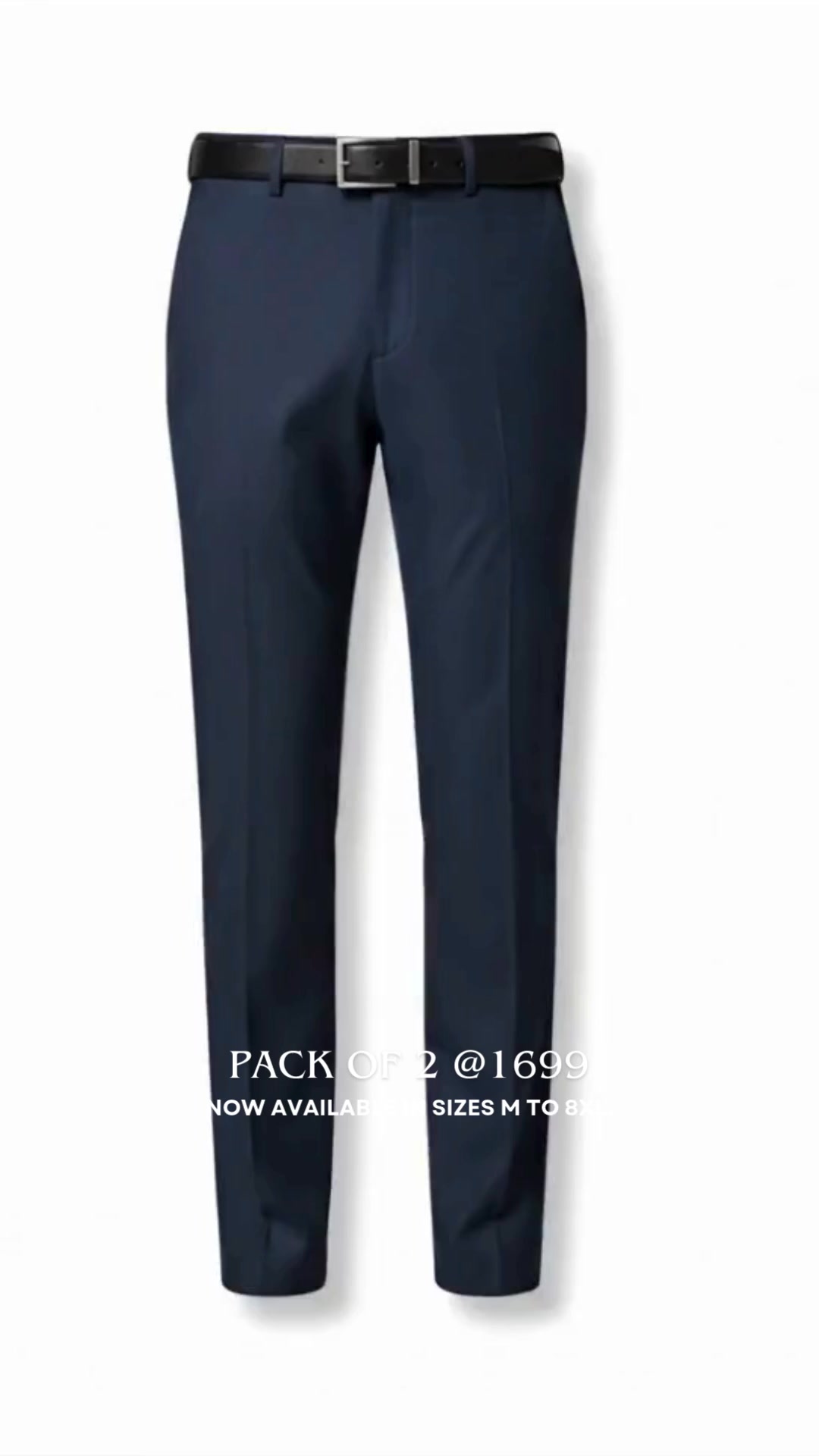 The Trouser Lab Facebook ad: ₹1699 | Pack of 2