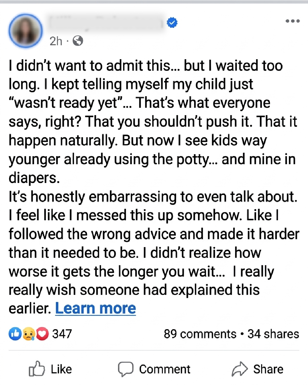 Parenting Leader Facebook ad