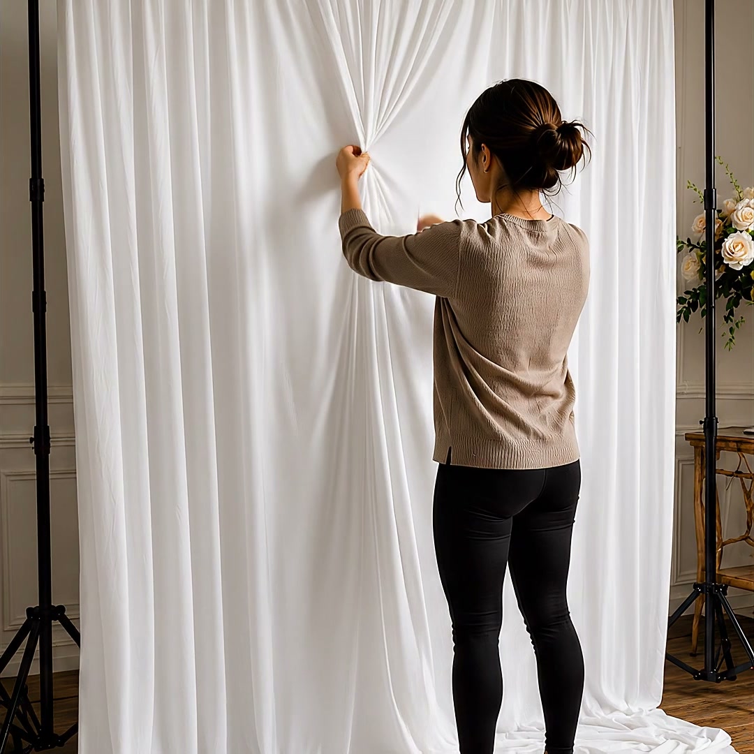 eFavormart Facebook ad: Pre-Sewn Dramatic Drapes