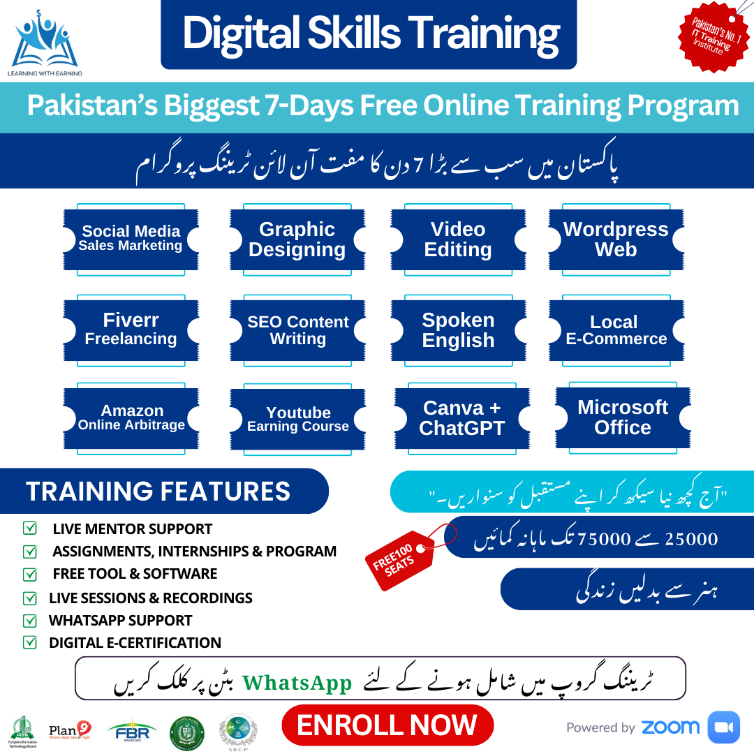 NextStep online Digital skill Academy Facebook ad: Enroll in Free Training